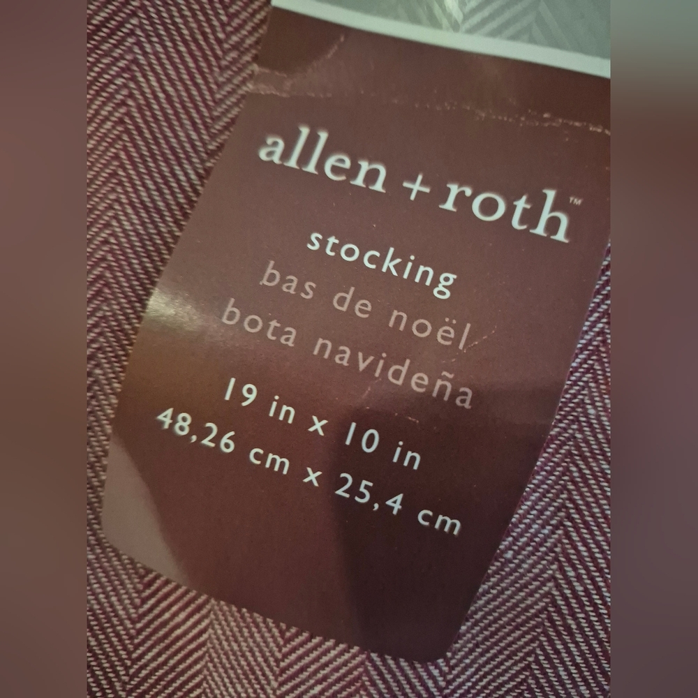 Allen + Roth Red Stocking - Picture 7 of 8